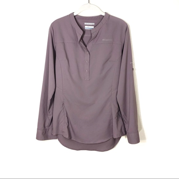 Columbia Tops - Columbia Omni-Shade top purple long sleeve small